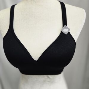 BCG - Black Low Support Sports Bra - (M)